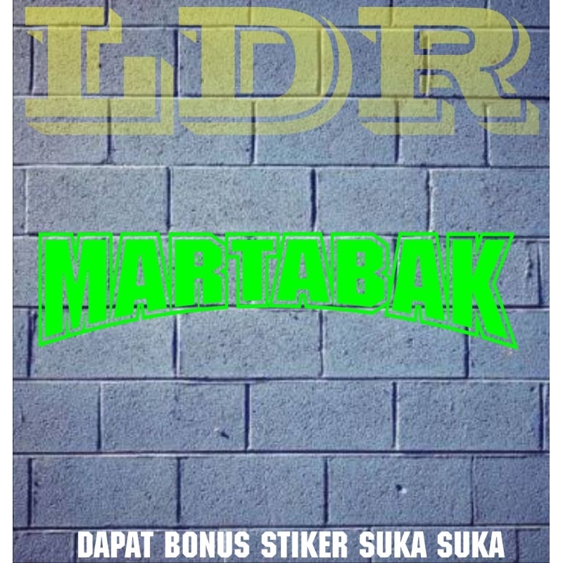 stiker cutting martabak