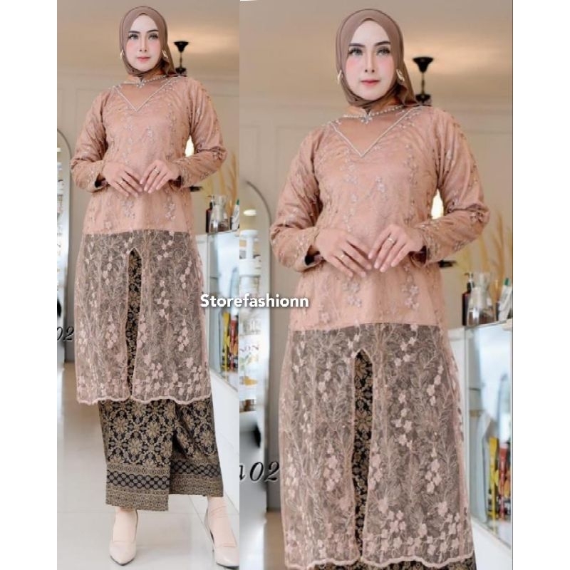 Set Rok Kebaya Tunik Kejora Tile Payet Mutiara| Set Kebaya wisuda| Kebaya Kondangan| Kebaya Modern| Stelan Kebaya Wanita| Kebaya Pesta| Tunik| Kebaya Seragaman Keluarga| Set Rok Terbaru