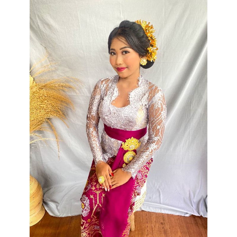 Kebaya Bali By Ani Kebaya Jadi Metalik Glossy