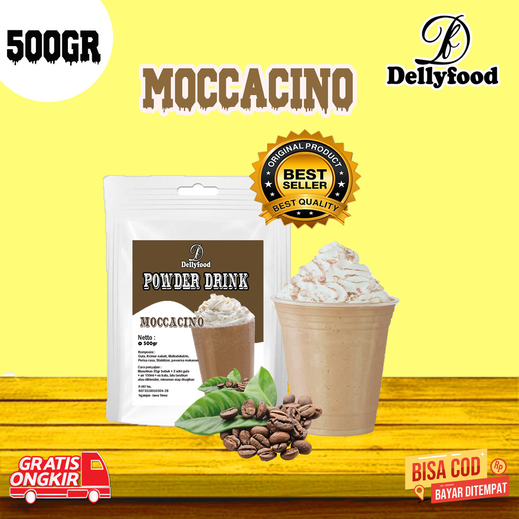 

Powder Drink / Bubuk Minuman Rasa Moccacino 500gr