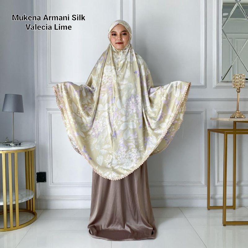 Mukena Armani Silk 2in1 Jumbo Dewasa