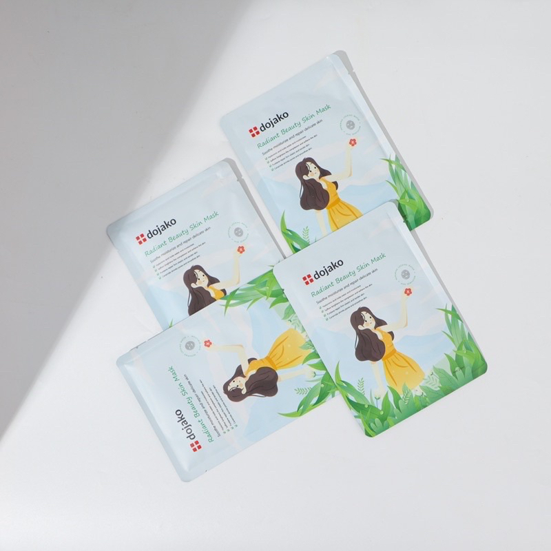 MASKER DOJAKO SOOTHING MOSTURIZER REPAIRING SKIN WHITENING SHEET MASK DOJAKO SKINCARE IMPORT READY