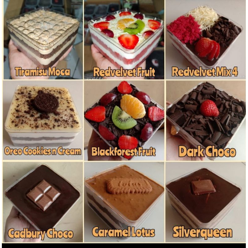 Dessert box home Made dan Moci gemoy