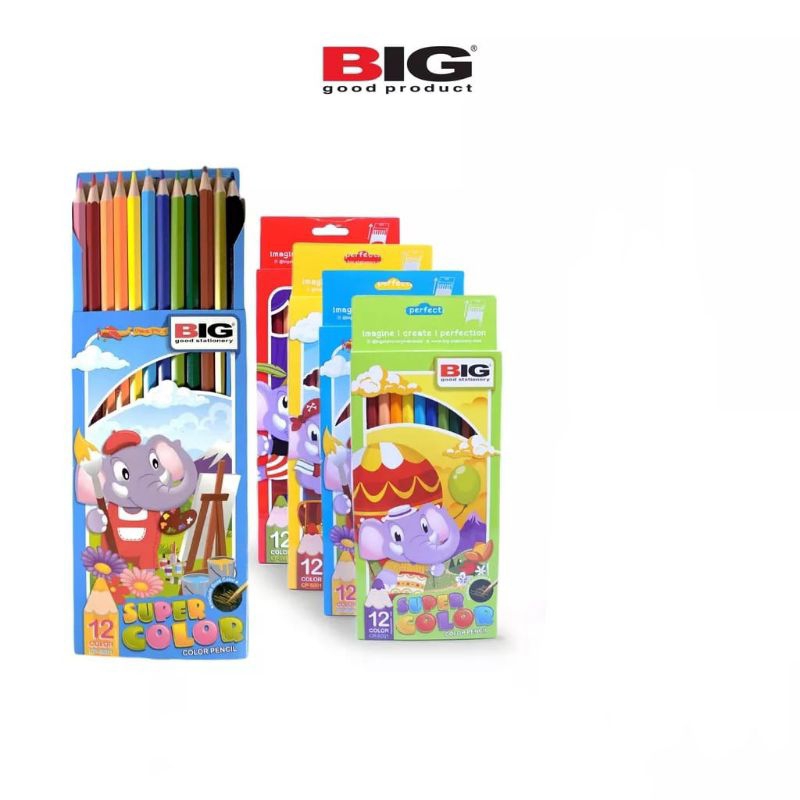 

(PCS) PENSIL WARNA BIG CP5001 12W PANJANG