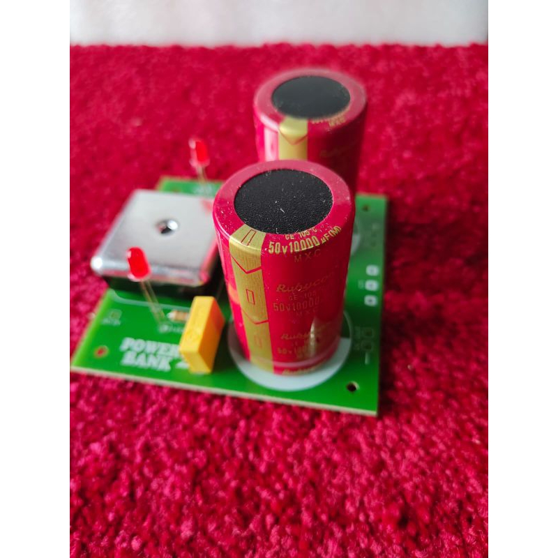 Kit Psu isi 2elco rubycon merah 10000uf 50v