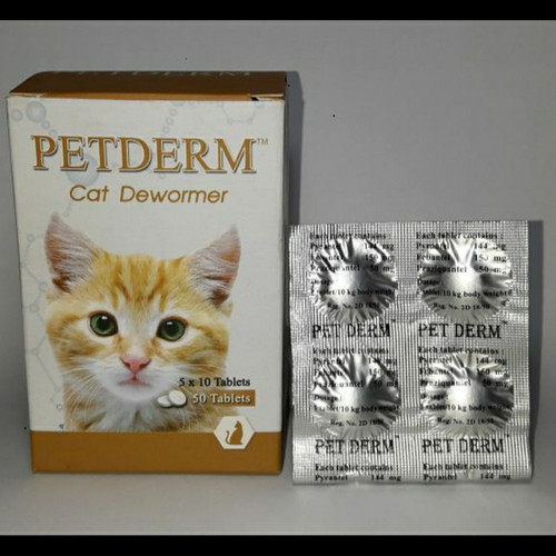 Pet Derm for Cats / obat cacing kucing / PetDerm
