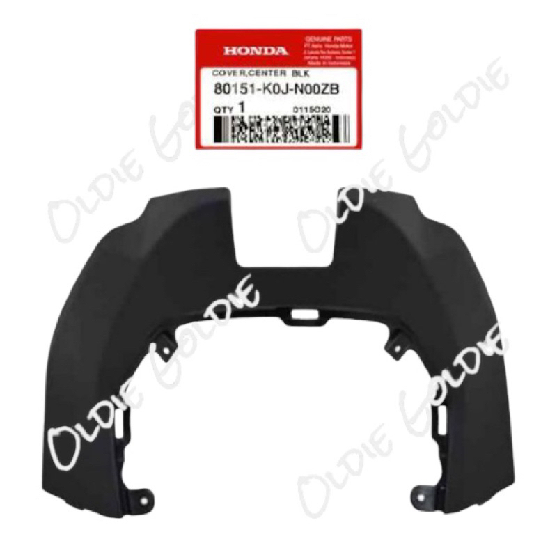 80151-K0J-N00ZB 80151-K0J-N00ZC Cover Center Tutup Mesin Bawah Jok Genio Hitam