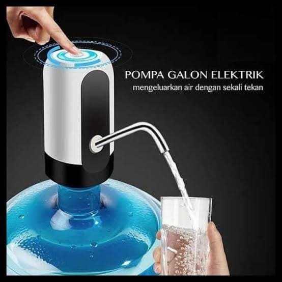 Pompa Galon Elektrik Dispenser Air Listrik Portable Water LED