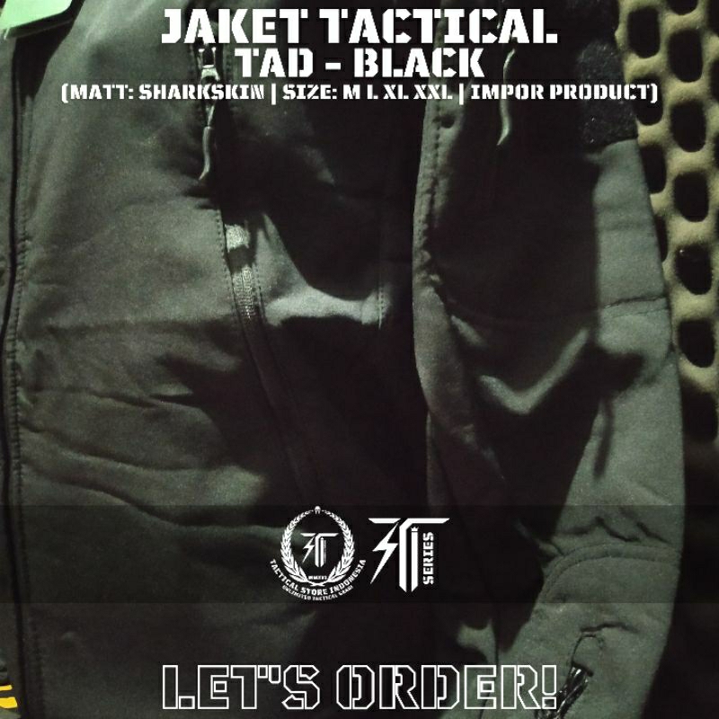 JACKET TAD TACTICAL IMPOR - HITAM / BLACK