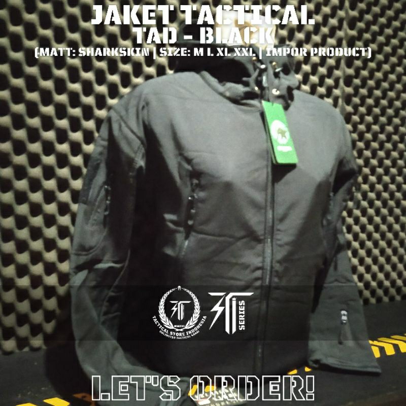 JACKET TAD TACTICAL IMPOR - HITAM / BLACK