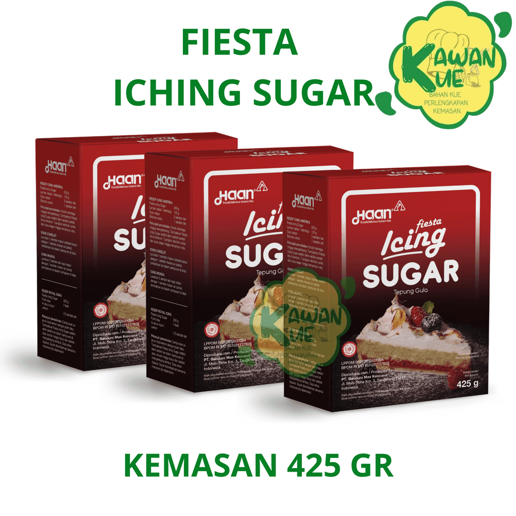 

FIESTA ICHING SUGAR KEMASAN 425 GR - GULA HALUS PREMIUM - GULA TEPUNG - GULA YANG TERBUAT DARI TEBU