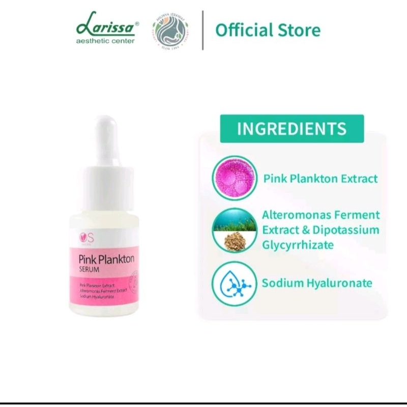 Serum Pink Plankton Larissa/Serum kulit sensitif