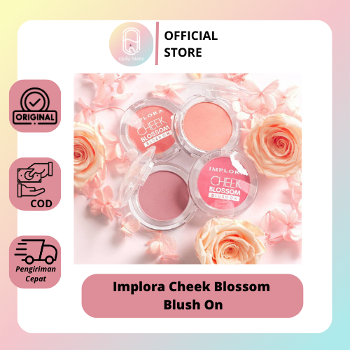 QEILA - Implora Cheek Blossom Blush On | Perona Wajah Blush on Implora