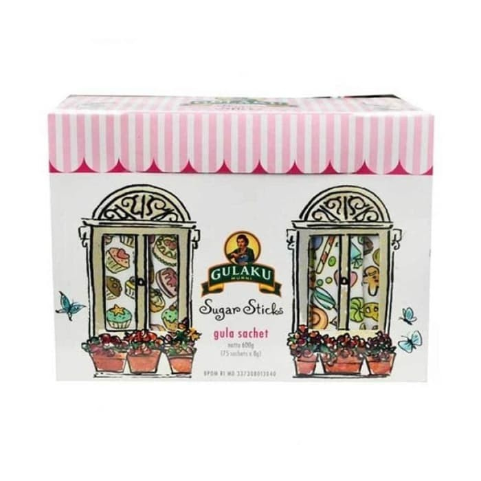 

GULAKU GULA STICK PACK PARIS 8gr x 75 sachet