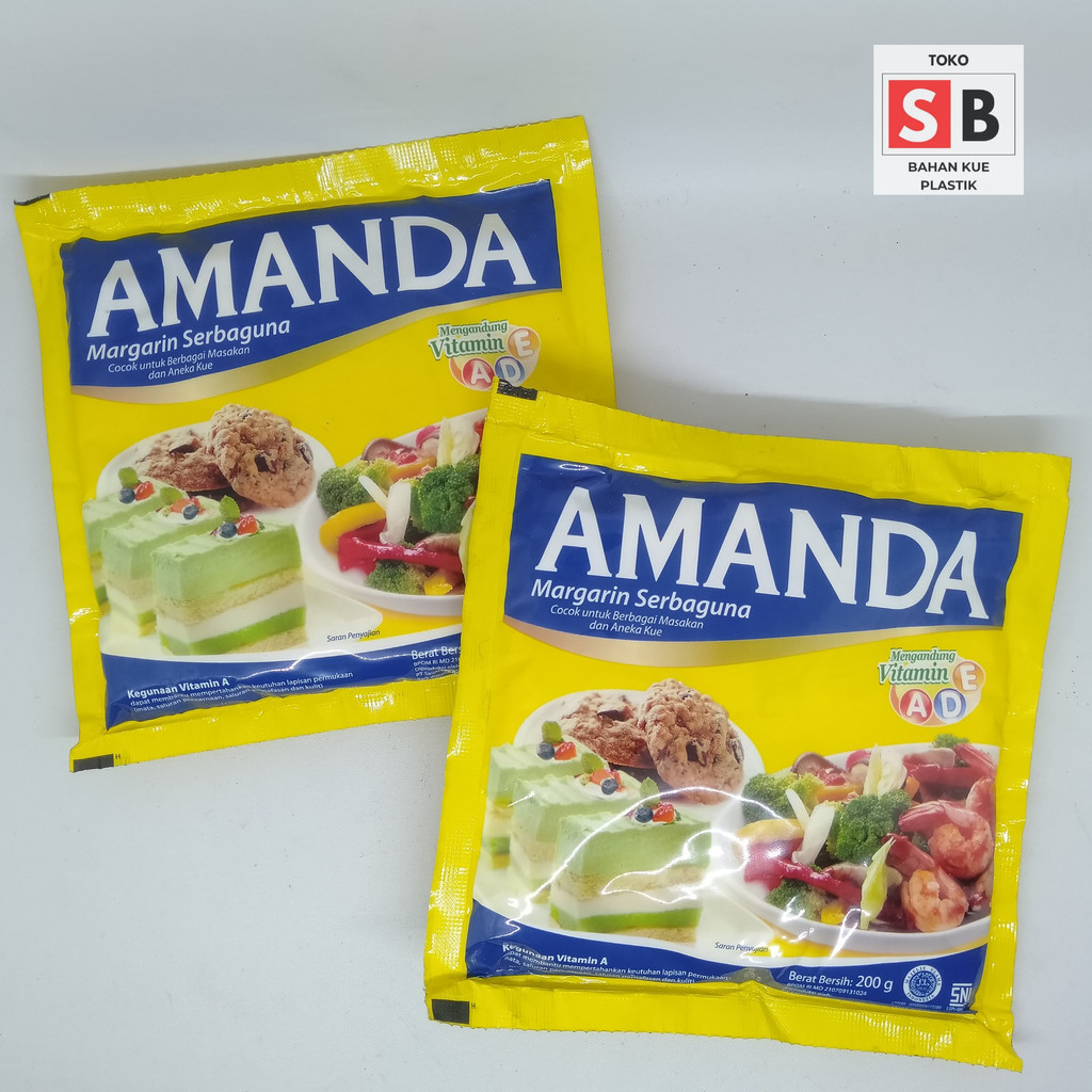 

AMANDA MARGARIN 200GR/ AMANDA MARGARIN SERBAGUNA 200GR/ MENTEGA AMANDA