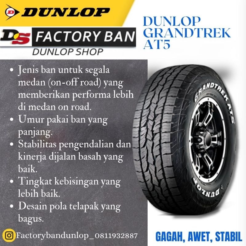 Ban Dunlop 215/70 R16 AT5