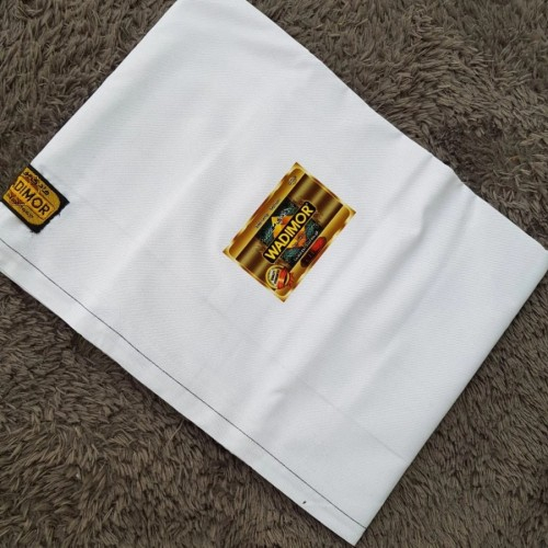 Sarung Tenun WADIMOR Putih Polos , Sarung Dewasa Original WADIMOR