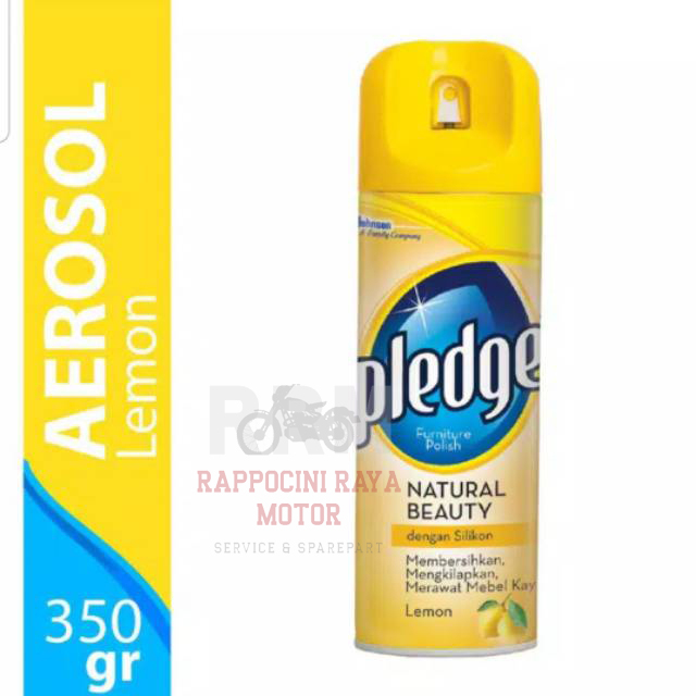PLEDGE LEMON / ORANGE 330 ml Pengkilap body motor mobil kayu dll Original