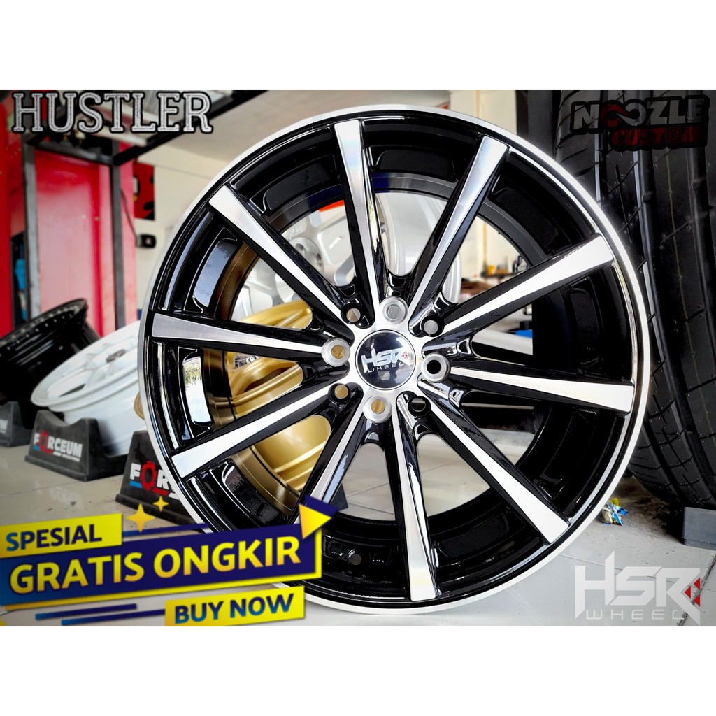 VELG MOBIL CELONG R17 LUBANG 4 TYPE HUSTLER HSR RING 17 JAZZ YARIS