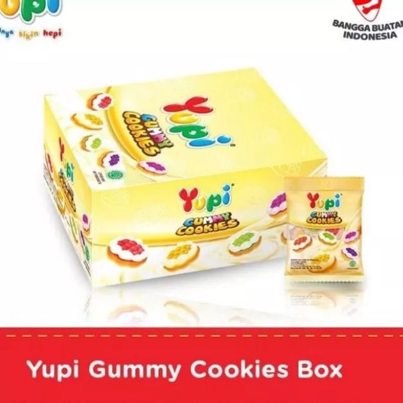 

YUPI GUMMY COOKIES ISI 24PCS