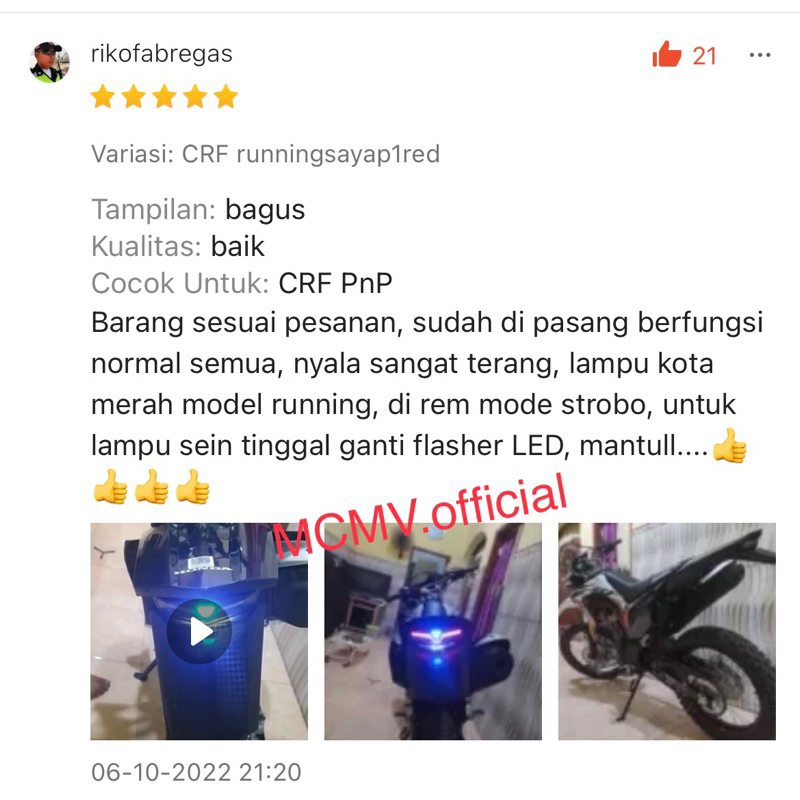 [BEST SELLER] BUNTUT SPAKBOR STOPLAMP BELAKANG CRF150 KLX150 WR155 SRX komplit model buntut spakbor undertail lampu belakang CRF KLX WR 150 155 3in1 plat nomor