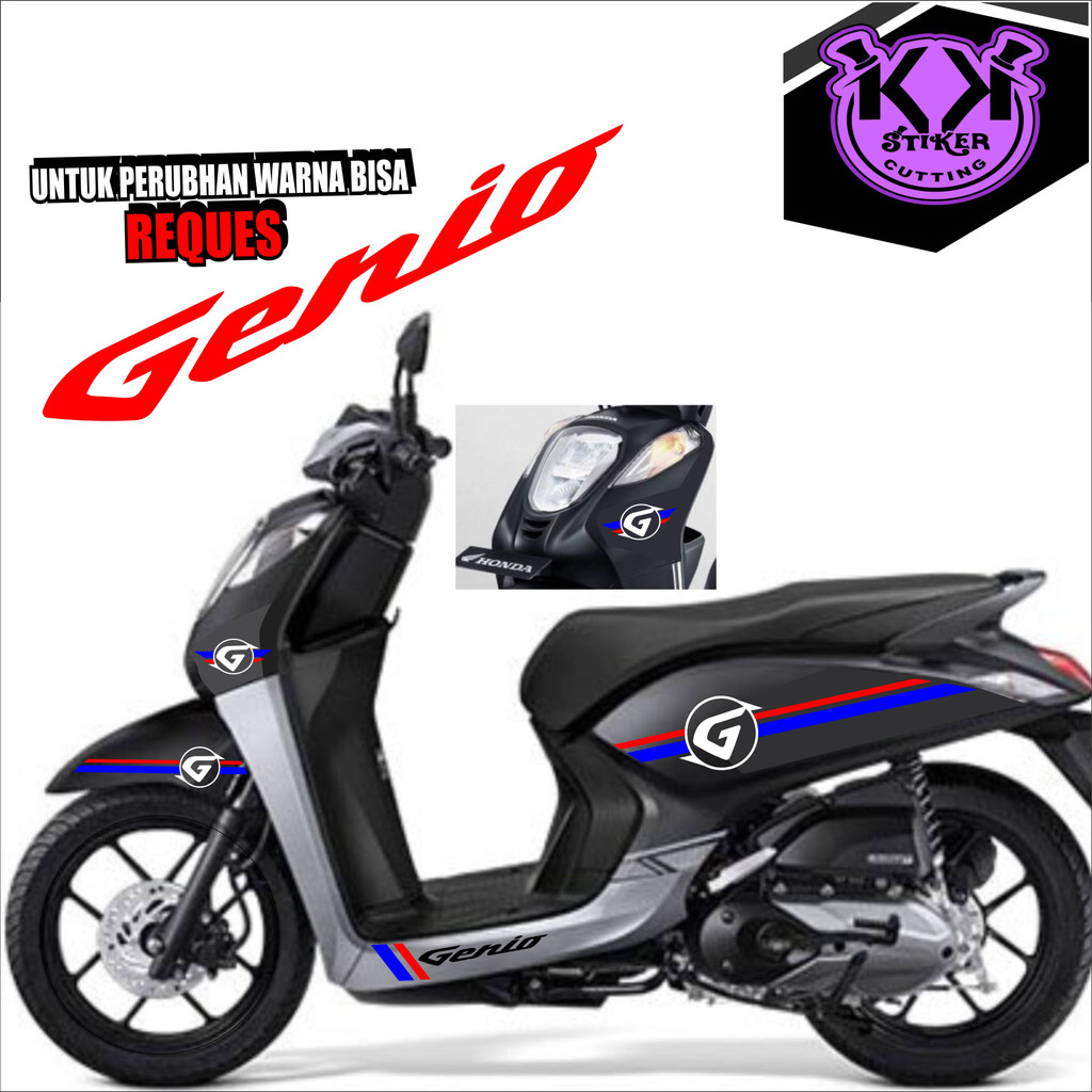 STIKER/CATING/sc.058/STRIPING GENIO/LIS BODDY GENIO/STIKER BOODY MOTOR/STIKER CATING GENIO/VARIASI B