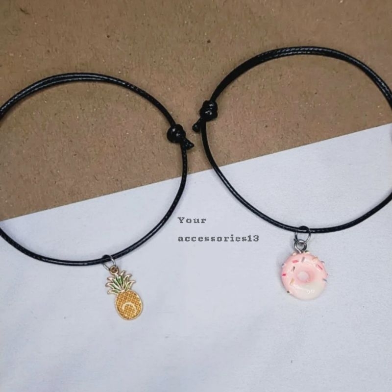 Gelang persahabatan motif Makanan