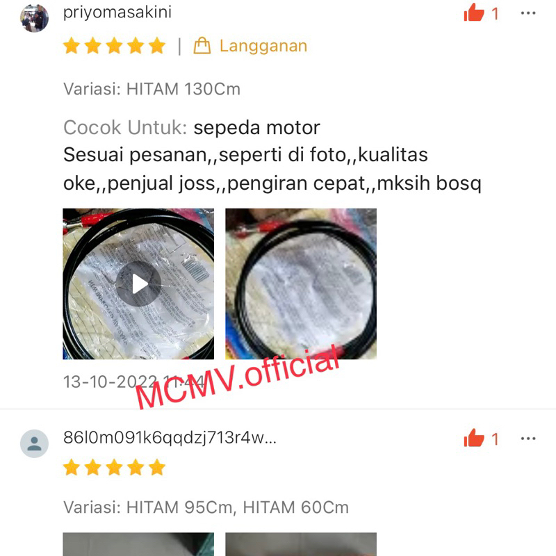 [READY STOCK] SELANG REM MOTOR UKURAN KOMPLIT 60cm 95cm 130cm 215cm / selang kabel rem cakram variasi motor 60 90 130 215 cm warna merah hitam silver biru red black blue