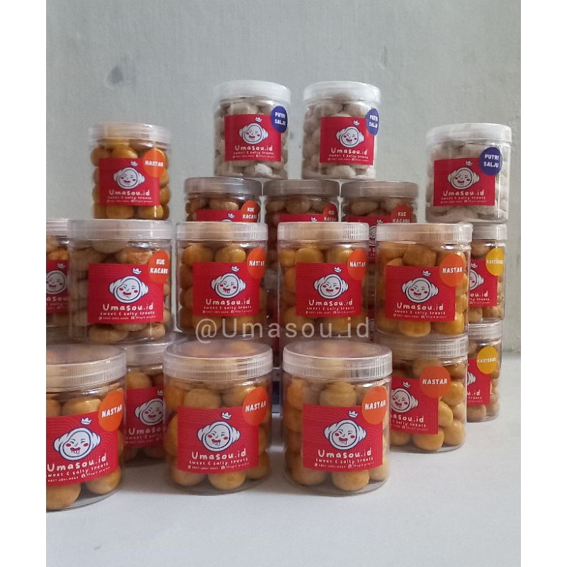 

OPEN PO KUE LEBARAN part 1 by Umasou.id || Kue Kering ± 600ml || Nastar || Kastengel || Kue Kacang || Putri Salju