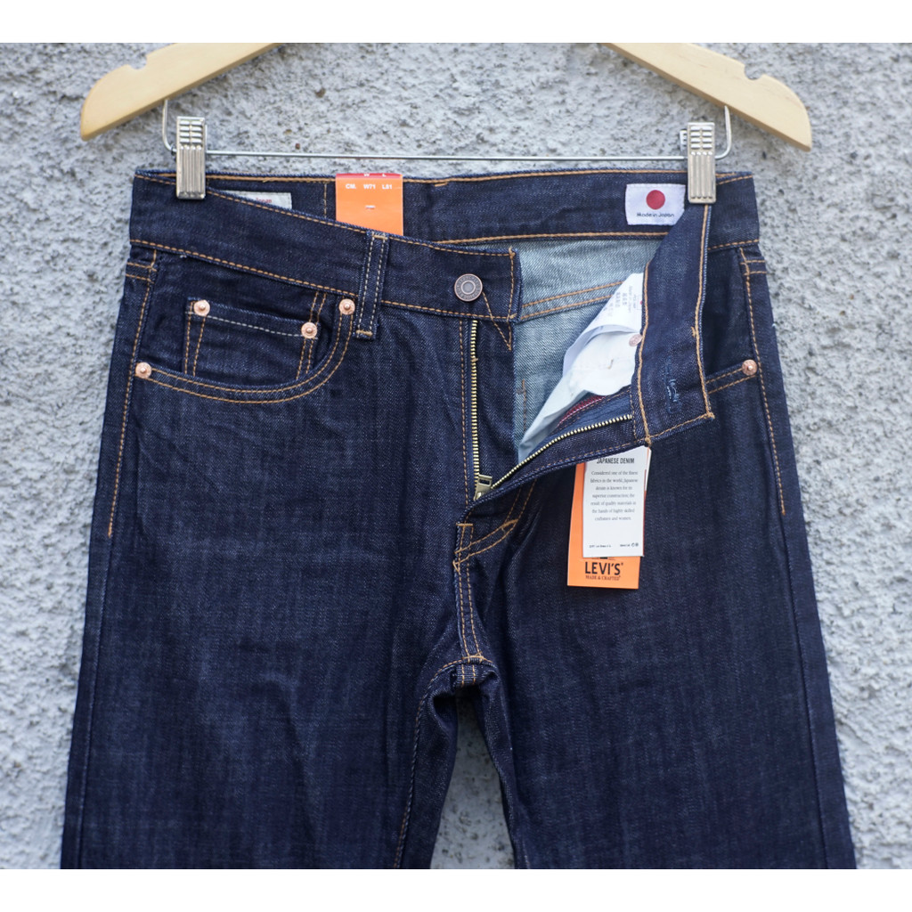 Levis 505 Japan - Celana Jeans Pria Dark Blue - Celana Panjang Pria