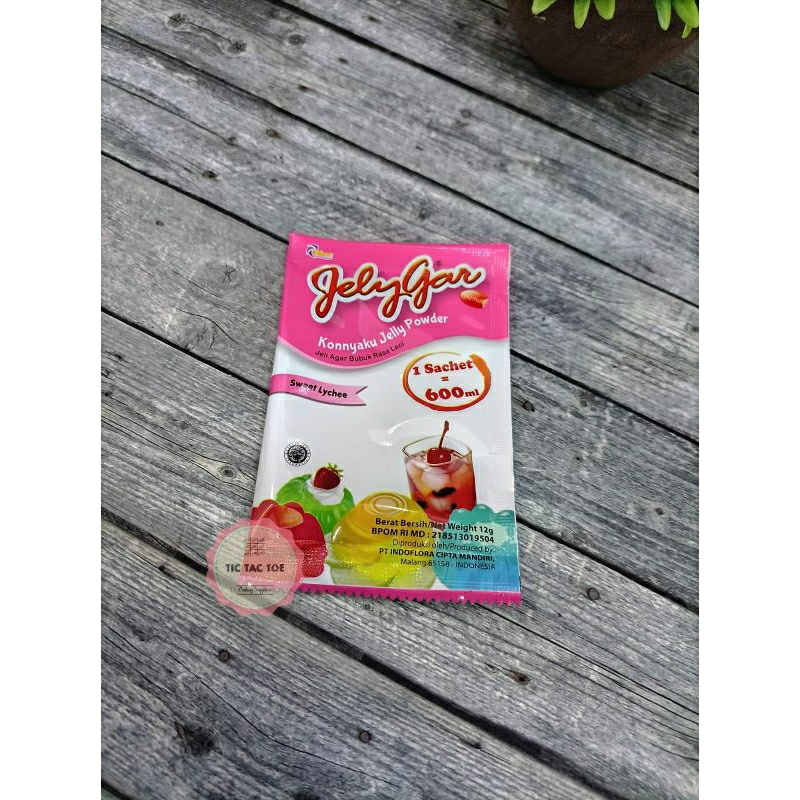 

JellyGar Rasa Leci Sachet 12gr / Serbuk Jelly