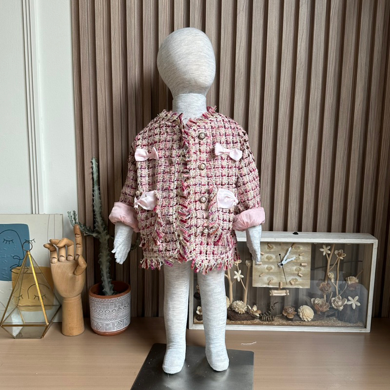 Twidya Jacket tweed anak