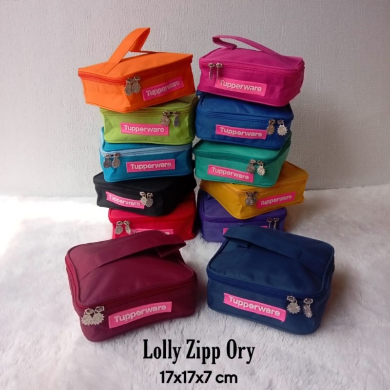 Lolly Emblem Karet Zipper bunga es