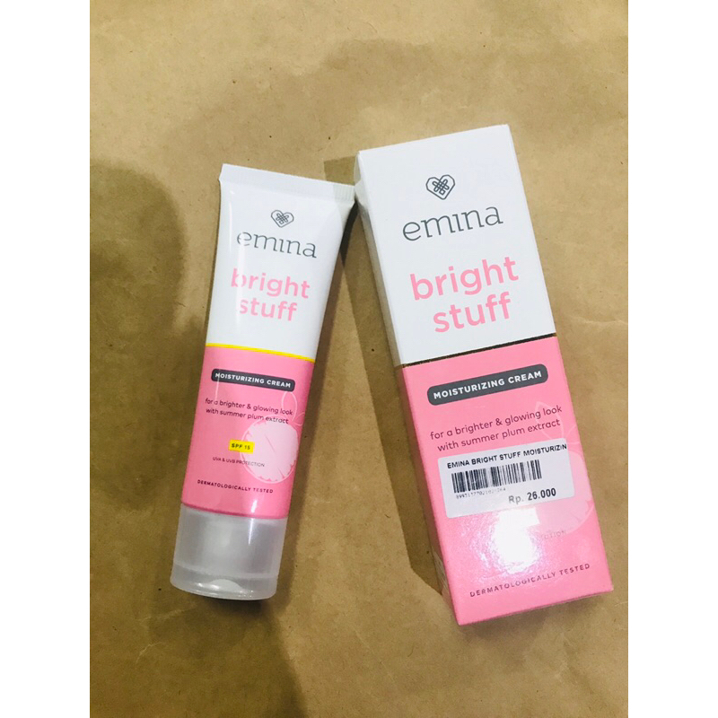 EMINA MS.PIMPLE / EMINA BRIGHT STUFF FACE WASH/EMINA MOISTURAZING CREAM/EMINA MICELLAR WATER/EMINA B