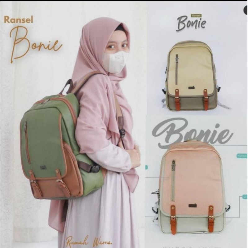Tas Ransel Bonie Rumah Warna