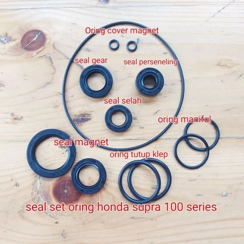 Seal Set Oring Mesin Honda  Mesin Honda Supra 100 Series Supra X Supra XX Suprafit Lama