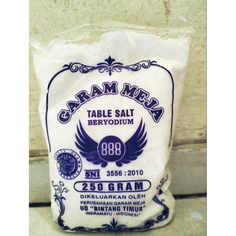 

garam meja garam dapur garam masak beryodium 250 gram