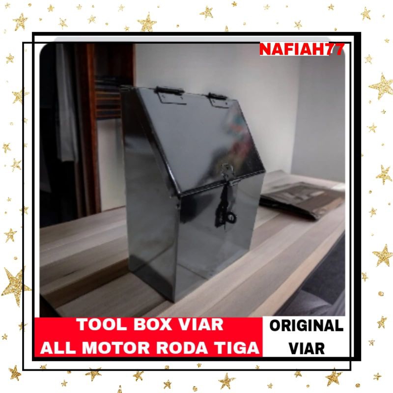 (ORIGINAL VIAR) TOOL BOX VIAR 100CC VIAR 150CC VIAR 200CC VIAR 300CC ALL MOTOR RODA TIGA SPARE PARTS MOTOR RODA TIGA