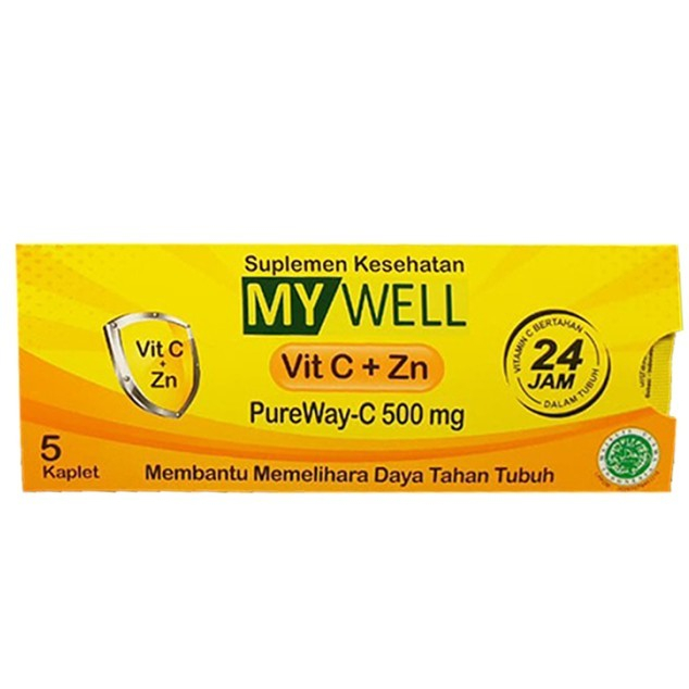 MYWELL VITAMIN C + ZINC 5 KAPLET