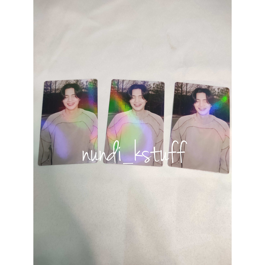 [READY STOCK] PHOTOCARD EARLY BIRD POB HOLO SUGA D-DAY