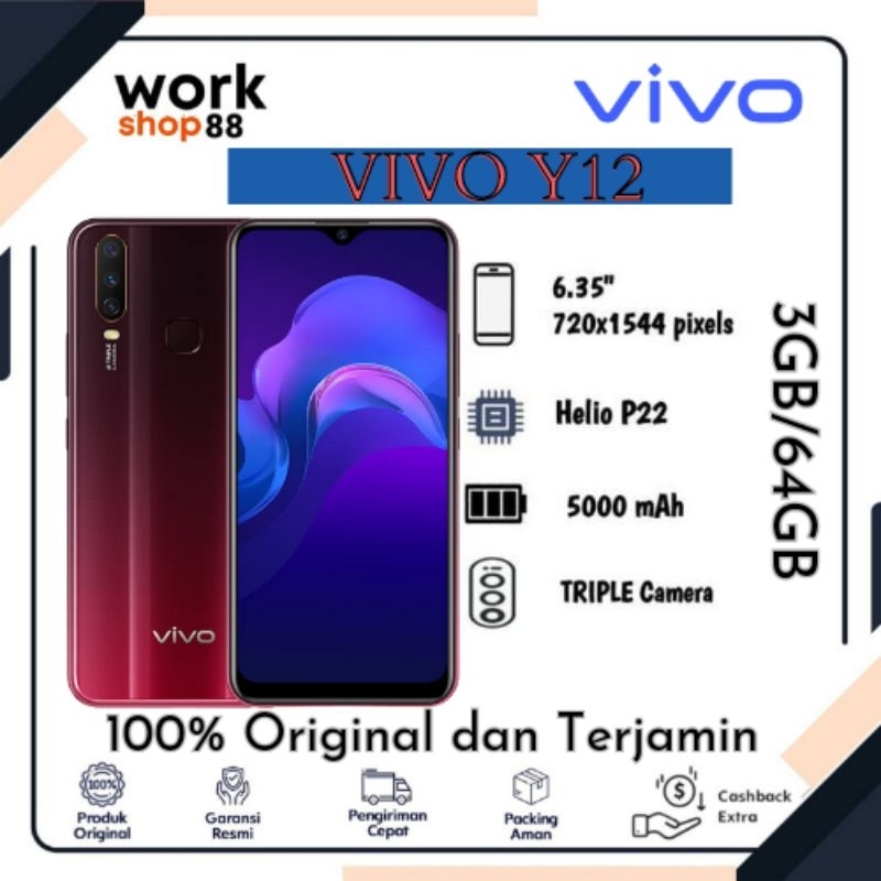 Second VIVO Y12(3GB/64GB)✓