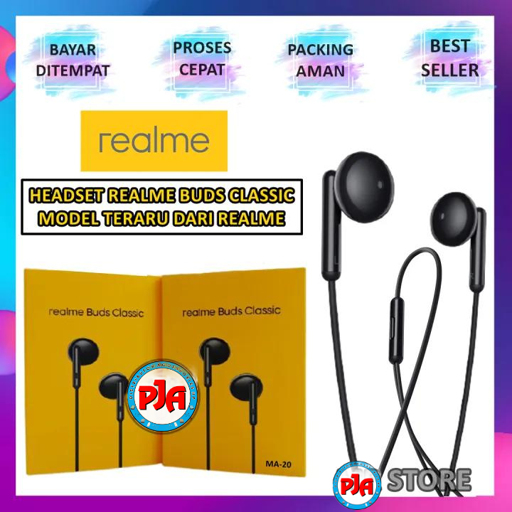 Headset Earphone Handsfree Hf Realme Buds Classic Original Bass