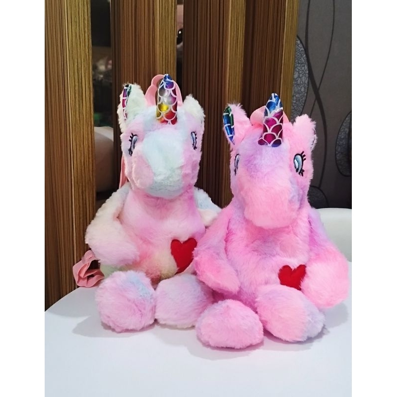 TAS RANSEL BONEKA UNICORN TAS RANSEL ANAK KUDA PONI TAS SEKOLAH