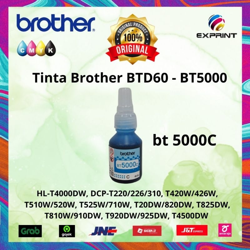 Tinta Brother BT5000 &amp; D60 Original