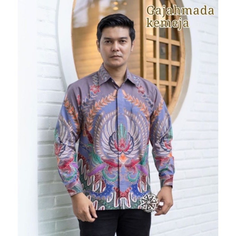 [MOTIF GAJAH MADA] KEMEJA BATIK TULIS