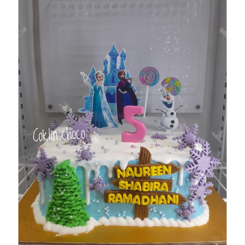 

KUE ULANG TAHUN FROZEN ELSA / CAKE ULTAH ALSA / Cake Birthday Frozen Elsa Kue Ulangtahun Frozen