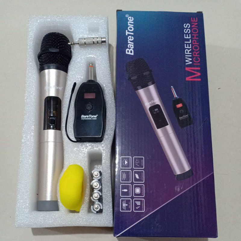 MIC WIRELESS BARETONE W-526R PRODUK TERBARU