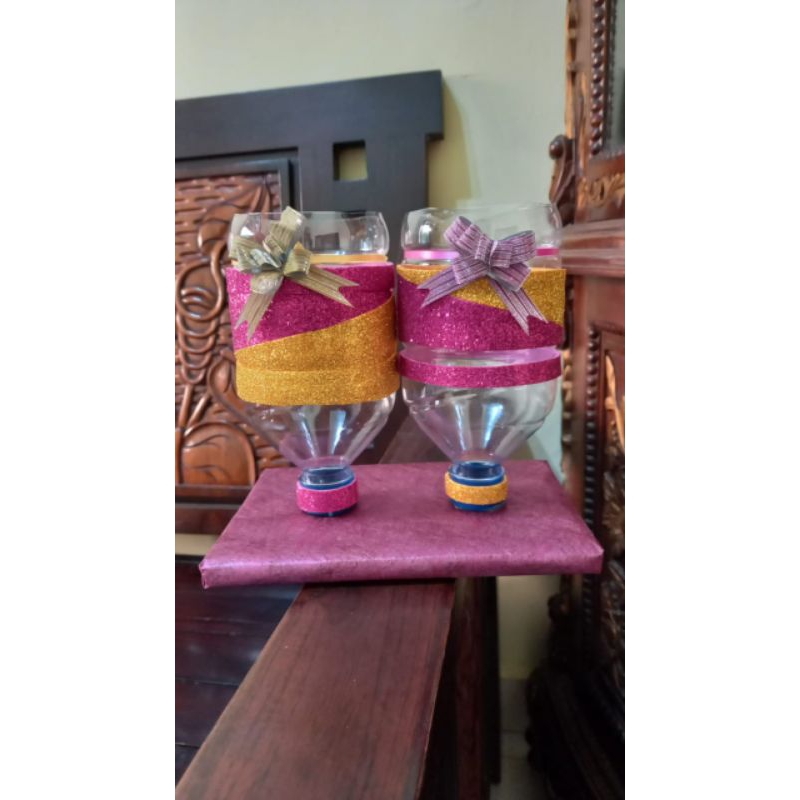 Prakarya tempat pensil botol bekas