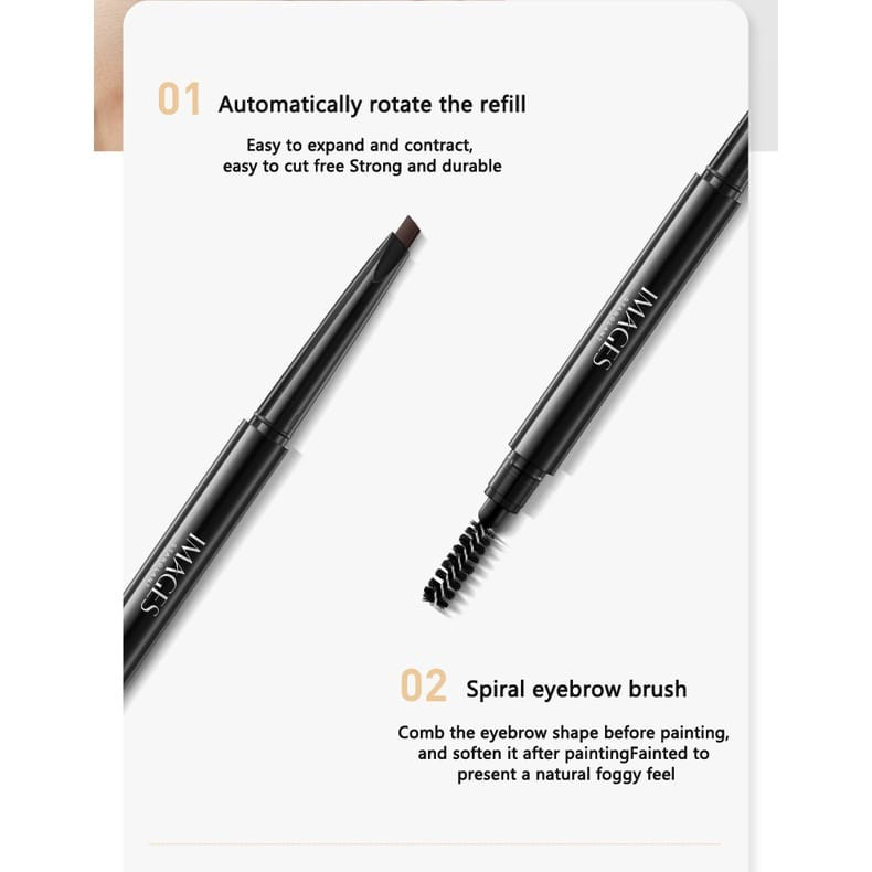 IMAGES Beauty Smooth and Meticulous Double Headed Eyebrow Pencil