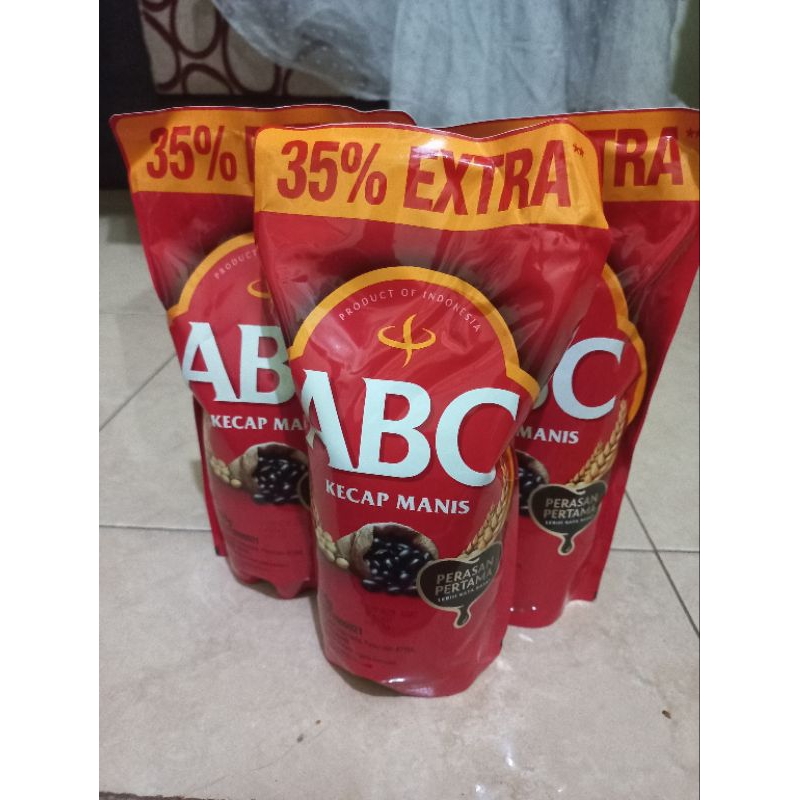 

Kecap Manis ABC Refill 925gr (700ml + 225ml/ 35%)